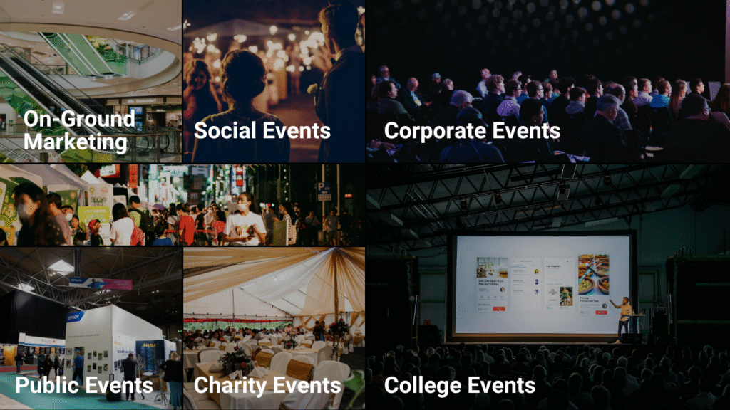 Types of Events We Manage